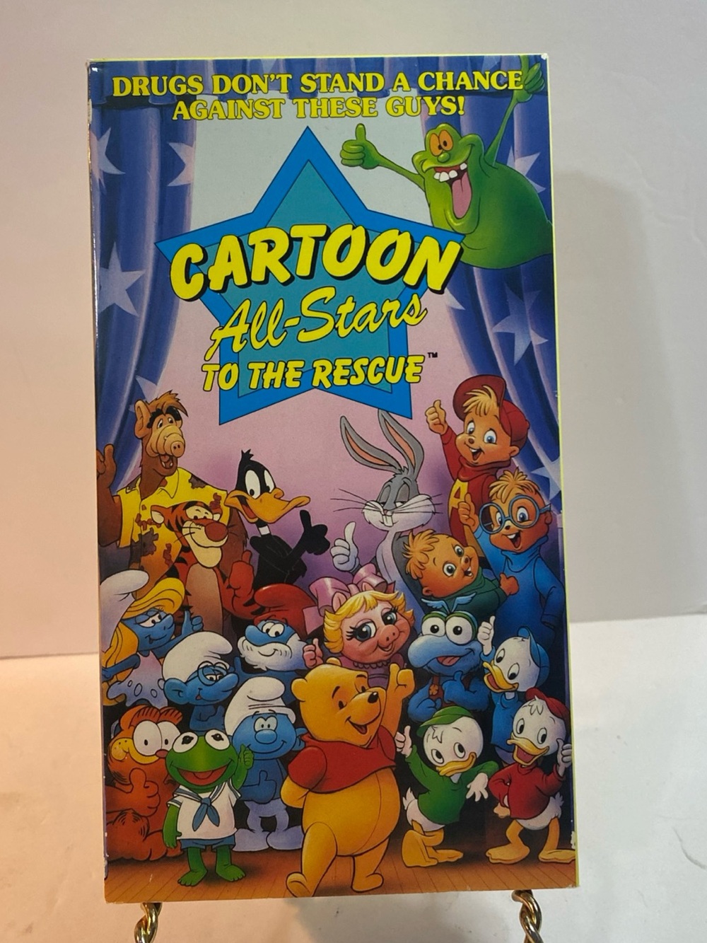 Vintage Cartoon All Stars to the Rescue VHS Tape 1990 McDonald's Anti-Drug rare
